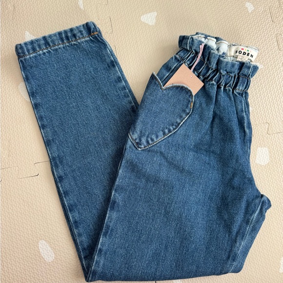 Mini Boden Other - Mini boden heart pocket jeans